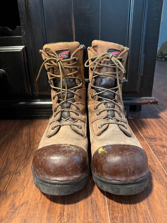 Men\'s Red Wing Safety Toe Boots ASTM2413-05 EH Waterproof No 2280 - Sz 12 (CC5) main image 6